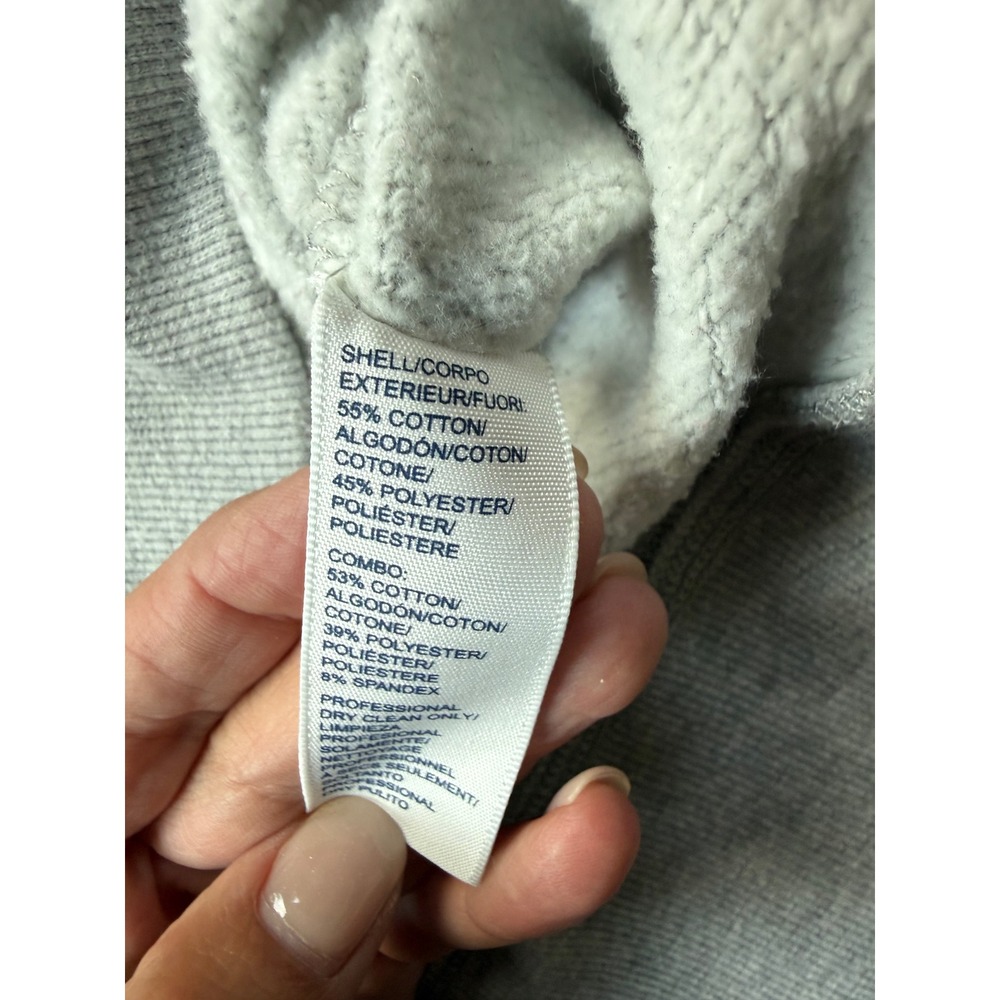 Rebecca Minkoff Janine Sweatshirt Women XS Gray EUC Puff Shoulder Long Sleeve - Picture 4 of 10